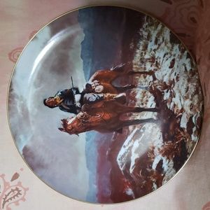Indian Scout Plate by Olaf Wieghorst Horse Southwestern Decor Farmhouse Decor
